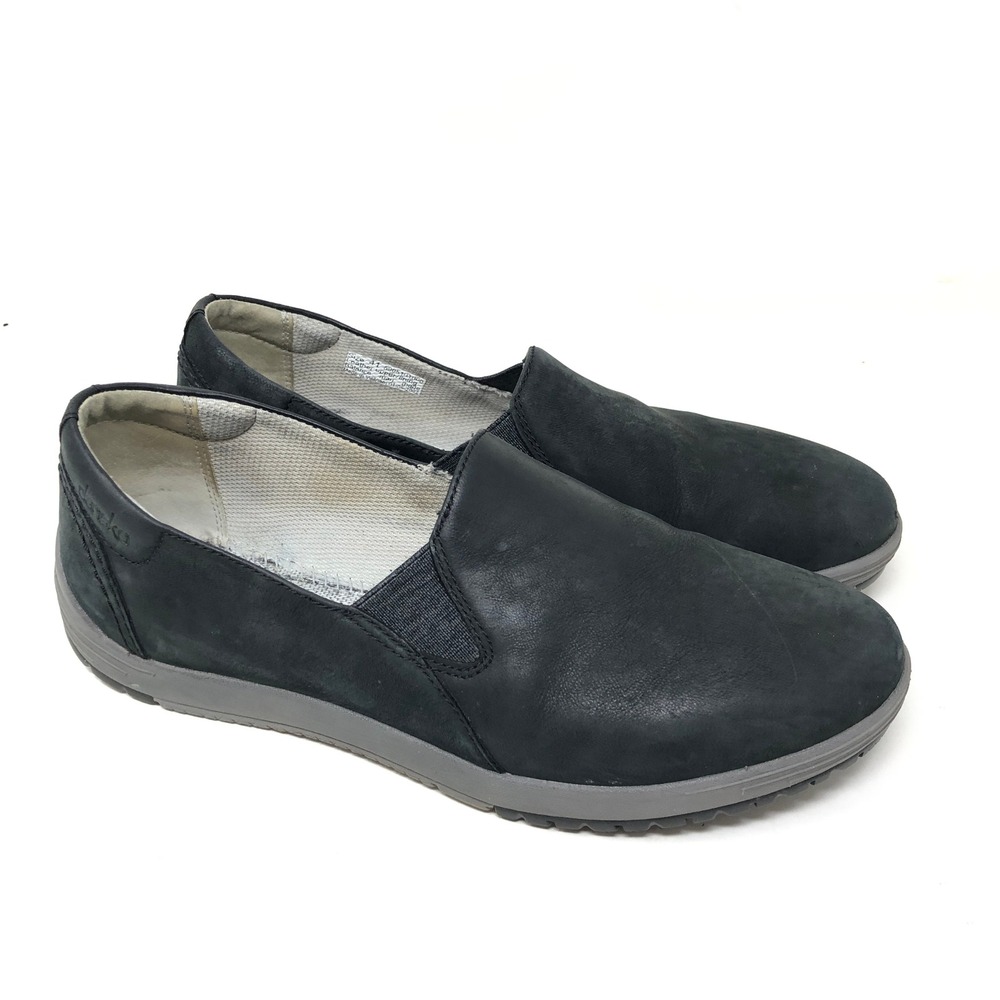 Dansko Womens 41 Linley Loafer Slip On Sneakers Black Walking Shoes No‎ Insoles